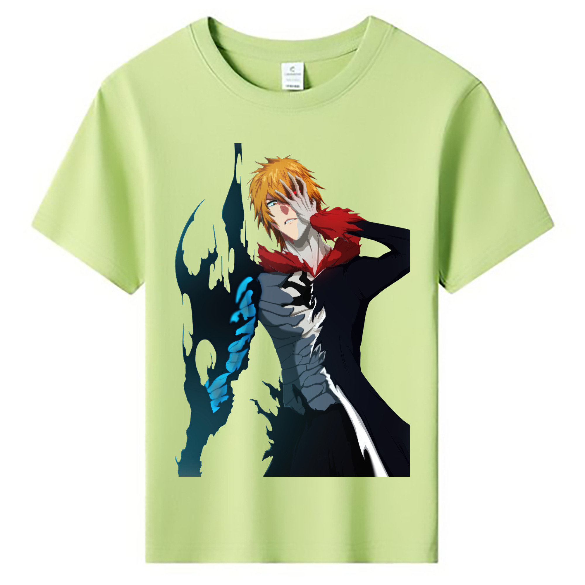 （画像用） ブリーチ 黒崎一護（くろさき いちご）BLEACH Kurosaki Ichigo 綿100％キッズTシャツ（フロントプリント）